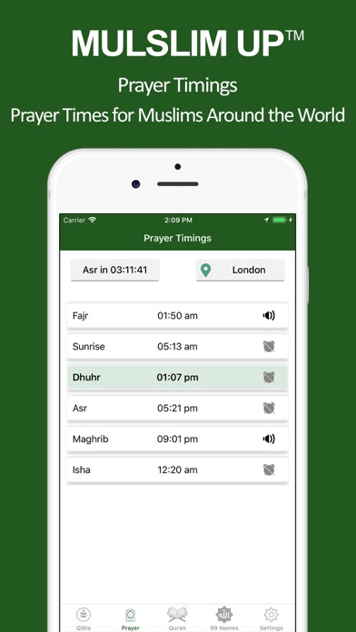 Muslim Up Qibla, Quran & Salah screenshot 2