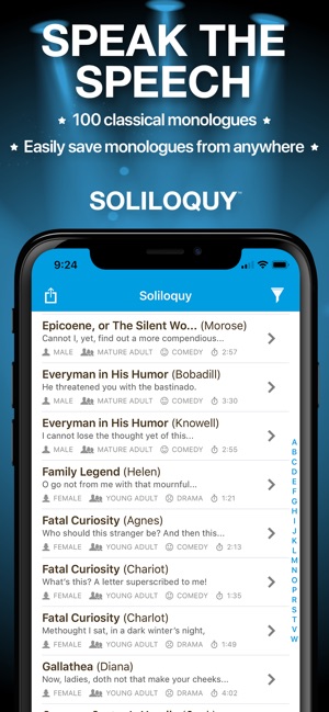 Soliloquy: Classic Monologues