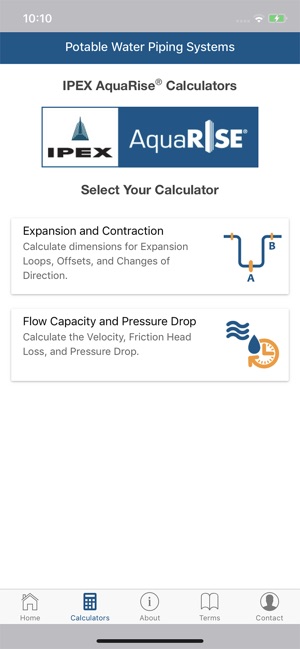 IPEX AquaRise Application