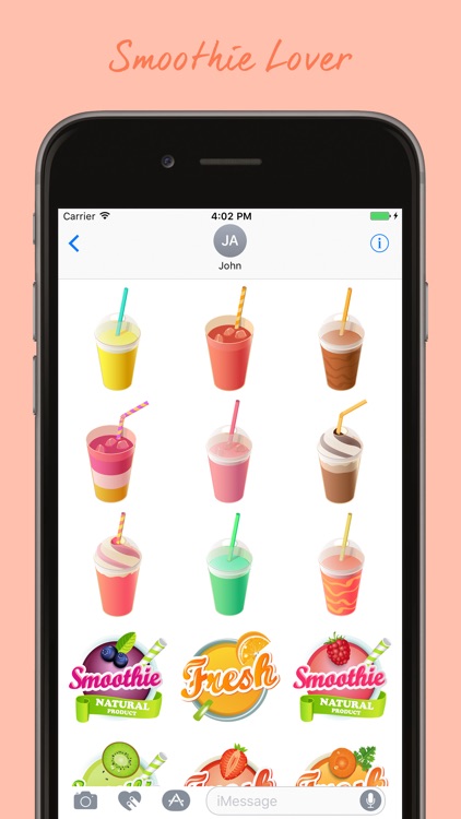 Smoothies Stickers Pack screenshot-3