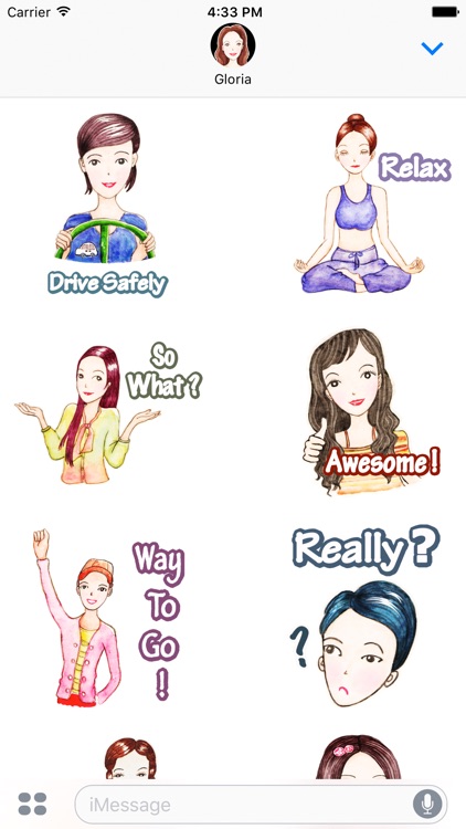 Come On Girls Daily Stickers