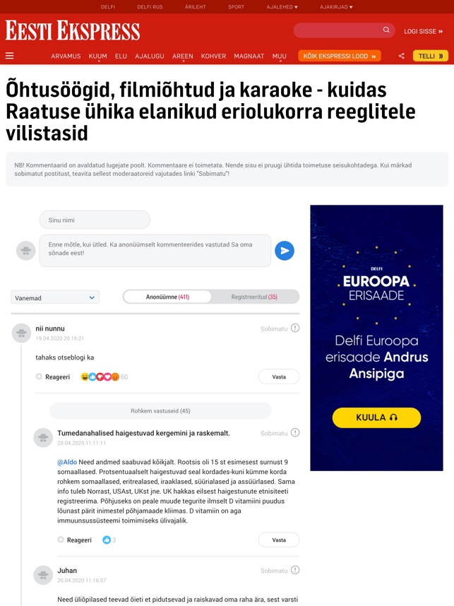 Eesti Ekspress on the App Store