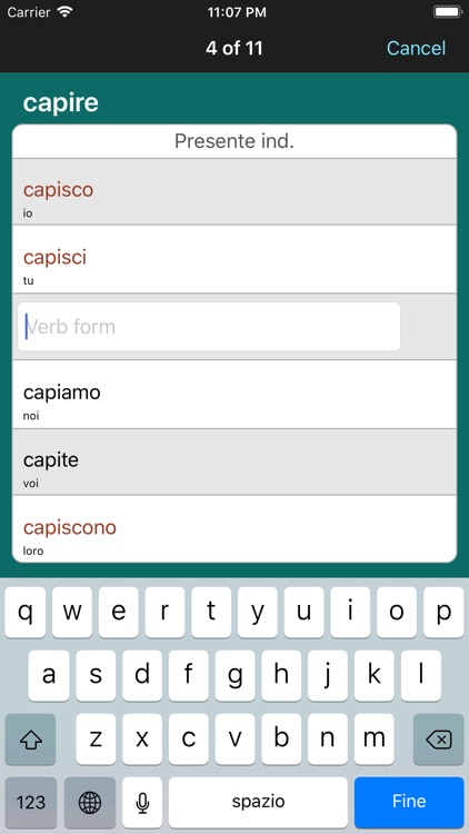 Italian Verbs & Conjugation L screenshot-5