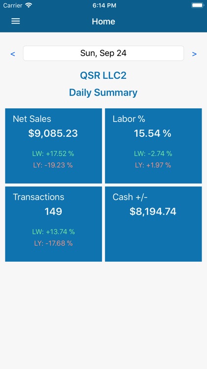 QSROnline Reporting