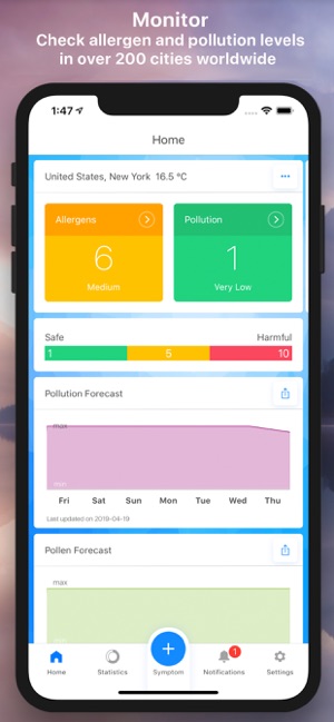 Sensio Air: Allergy Tracker(圖1)-速報App