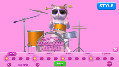Cat Drummer Legend  - Toy screenshot 2