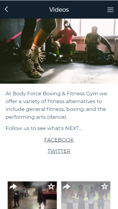 BODY FORCE EX App screenshot 2