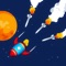 Space acrobat is simple and fun arcade in space