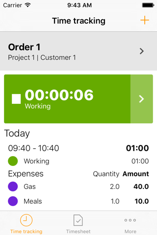 Mobile Worker - Timesheet screenshot 2