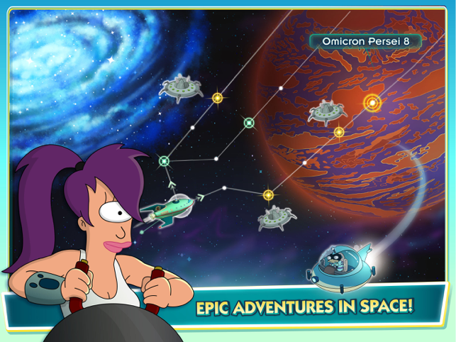 ‎Futurama: Worlds of Tomorrow Screenshot