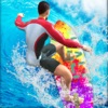 Water Surfing Stunt Flip Race