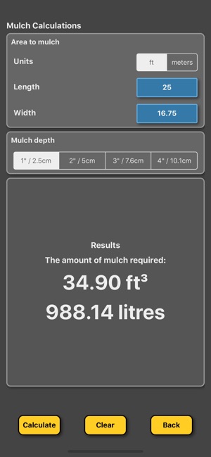 Mulch calculator for gardens(圖2)-速報App