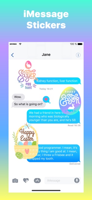 Happy Egg Hunt Easter Stickers(圖2)-速報App