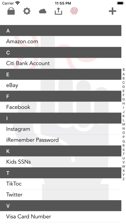 iRemember - Password Manager