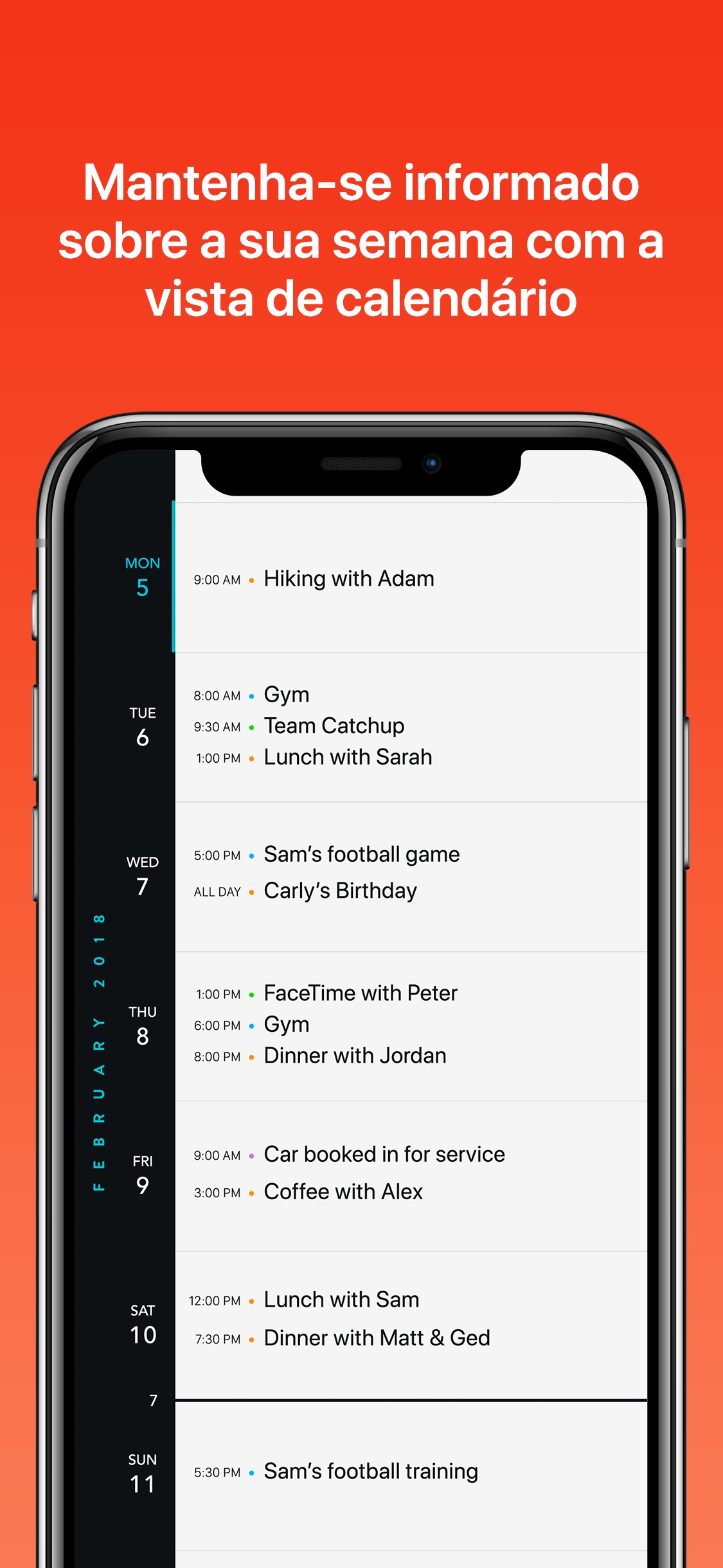 Screenshot do app Timepage