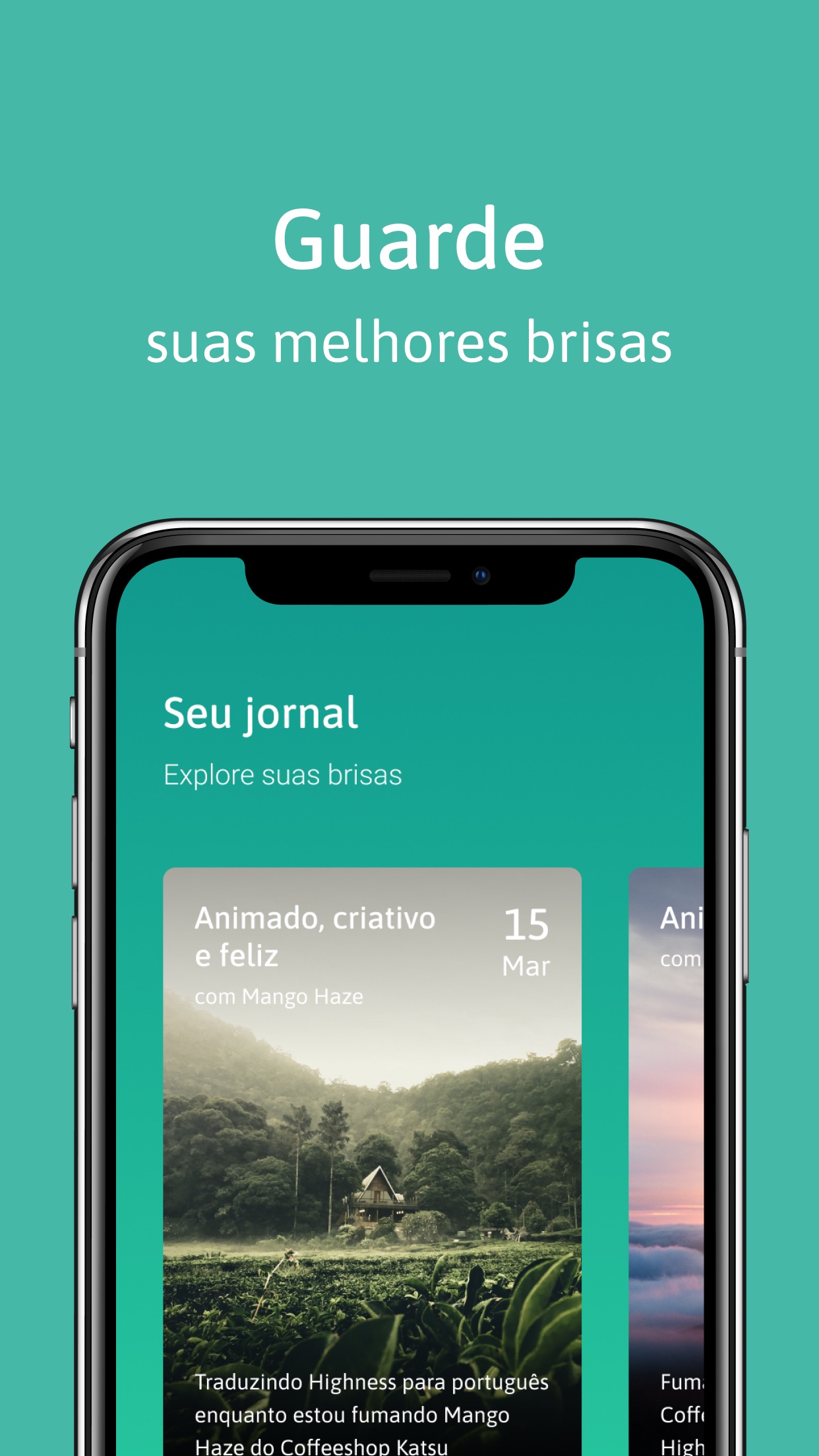 Screenshot do app Highness - Trip Journal