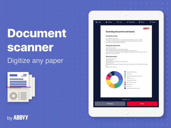 FineScanner - scan and recognize multipage documents in PDF or JPG screenshot