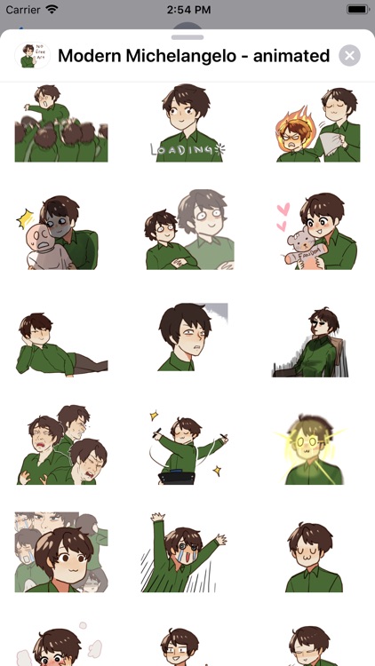 Modern Michelangelo - animated