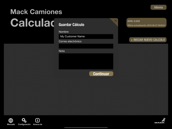 Mack TCO Latin America screenshot 4