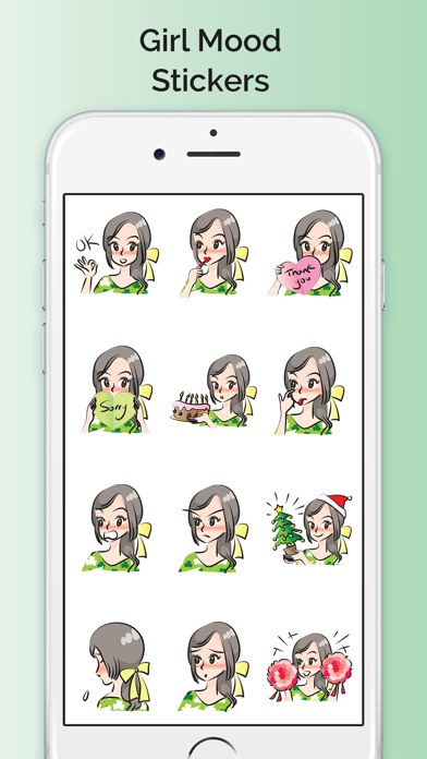 How to cancel & delete Girlish Mood Stickers from iphone & ipad 4