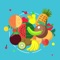 This is an educational application that contains an introduction to the fruits and vegetables common in daily life and related fun tests