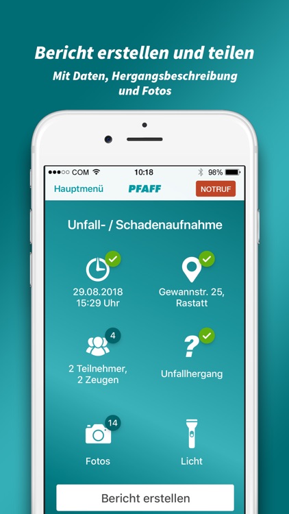 PFAFF Unfall-Helfer