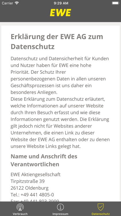 EWE Mobildaten