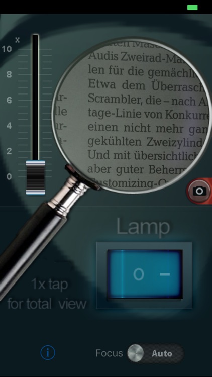 Magnifier with light+zoom