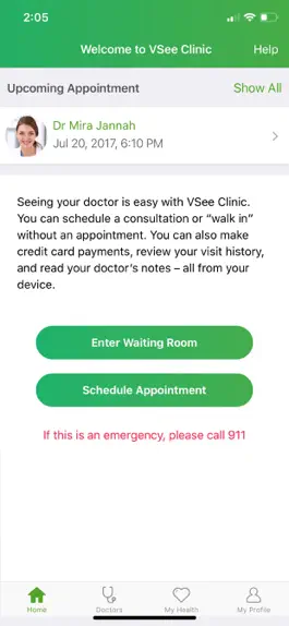 Game screenshot VSee Clinic for Patient mod apk