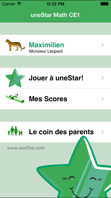 Screenshot #1 pour uneStar Math CE1
