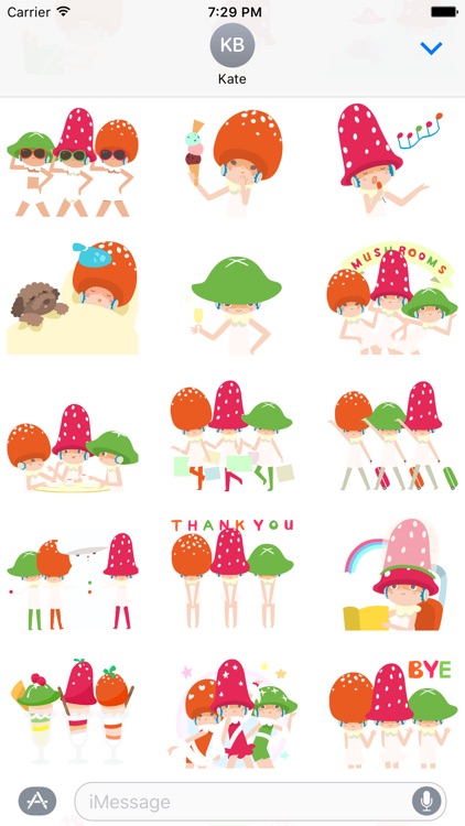 MUSHROOMS! Stickers