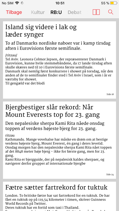 FLA E-paper screenshot 3