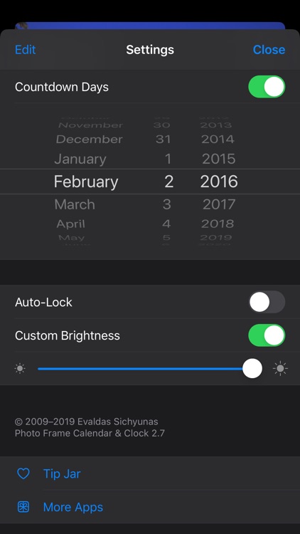 Photo Frame Calendar & Clock screenshot-8
