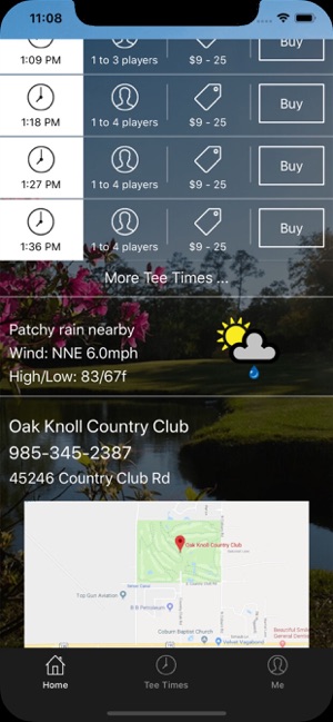 Oak Knoll Tee Times(圖2)-速報App