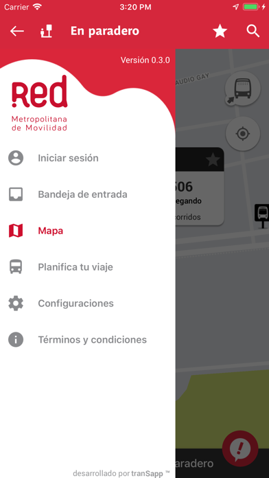 Red Metropolitana de Movilidad screenshot 2