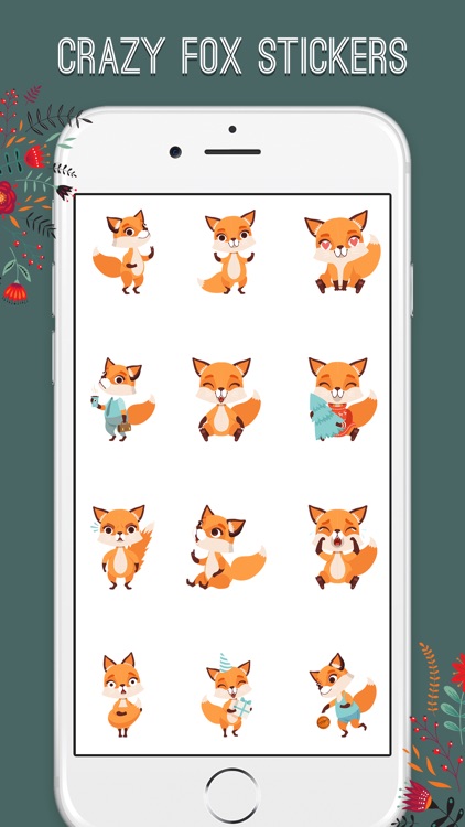 Crazy Little Fox Stickers screenshot-1
