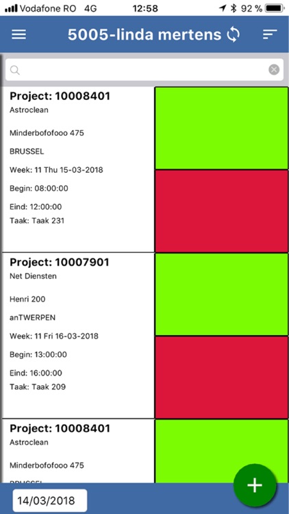 Timesheet Interclean