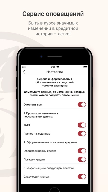 Кредитная история в КБРС screenshot-4