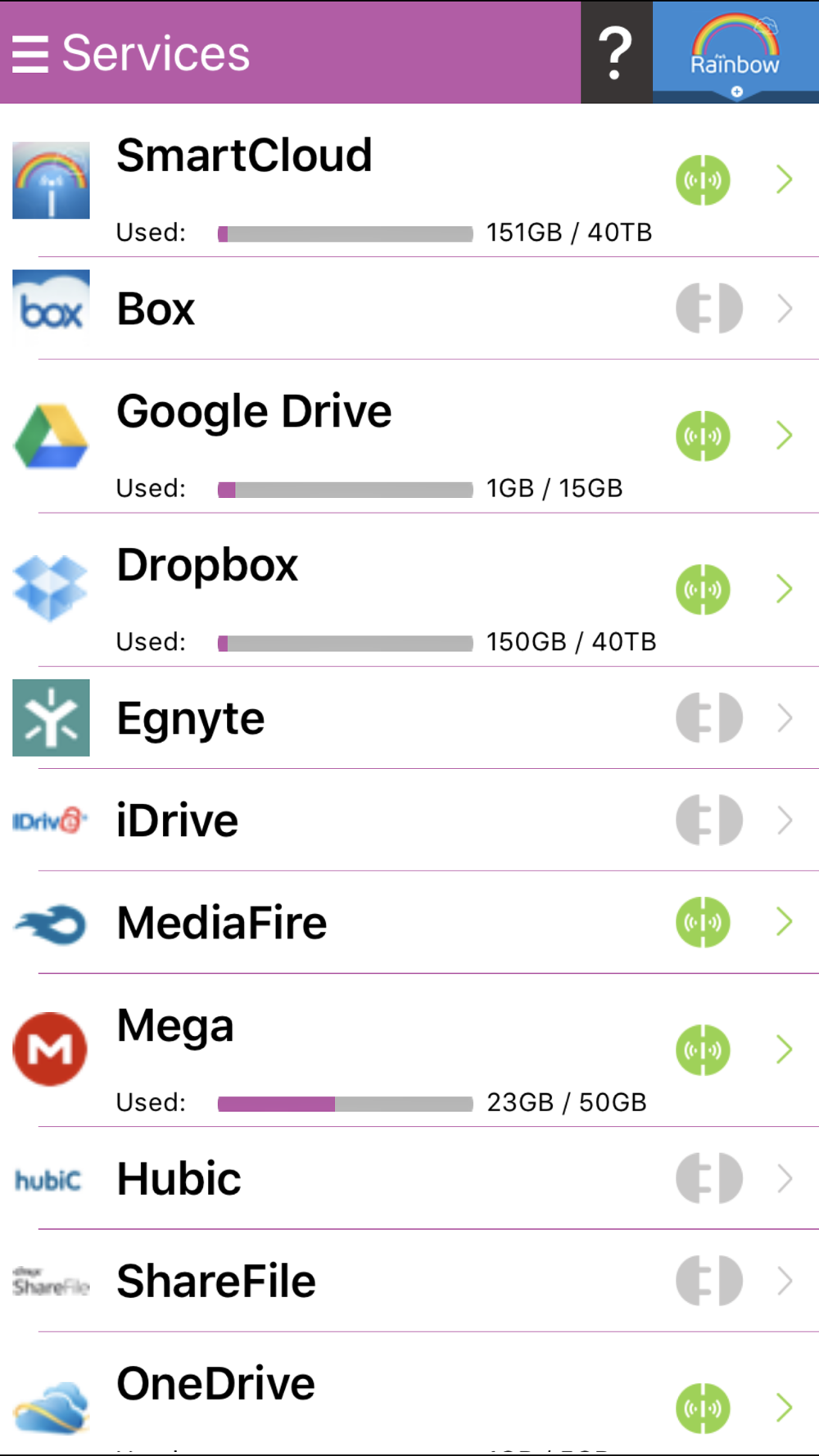 Rainbow Best Cloud Storage App Free Download App For Iphone Steprimo Com