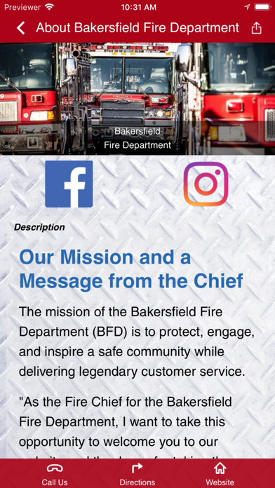 Bakersfield FD Wellness App screenshot 2