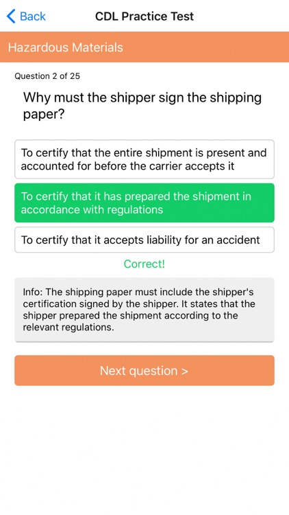 CDL Practice test APP screenshot-3