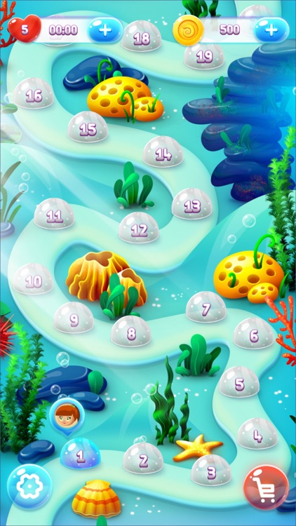 Bubble Shooter Ocean screenshot-4