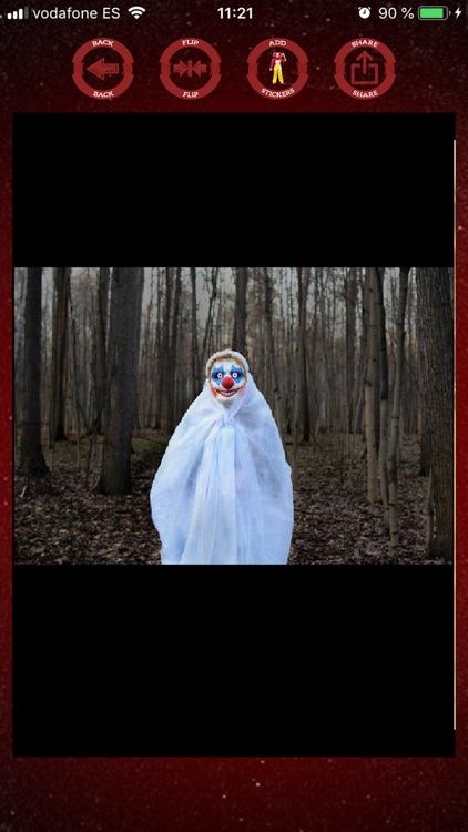 Evil clowns halloween stickers screenshot-6