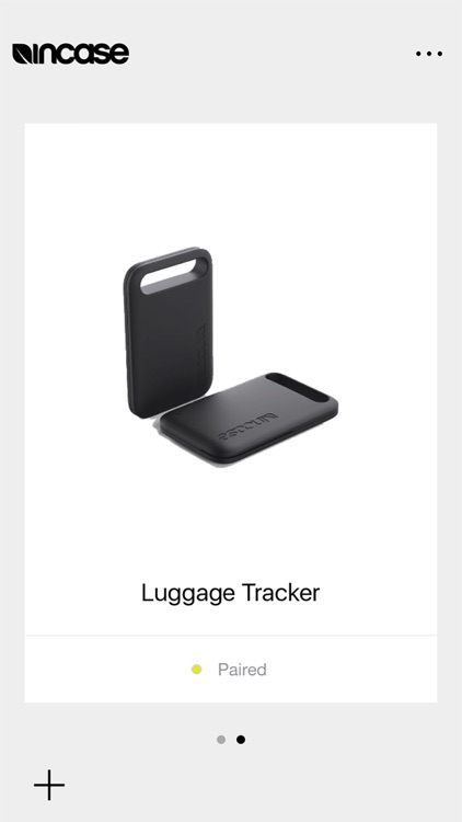 Incase store luggage tracker