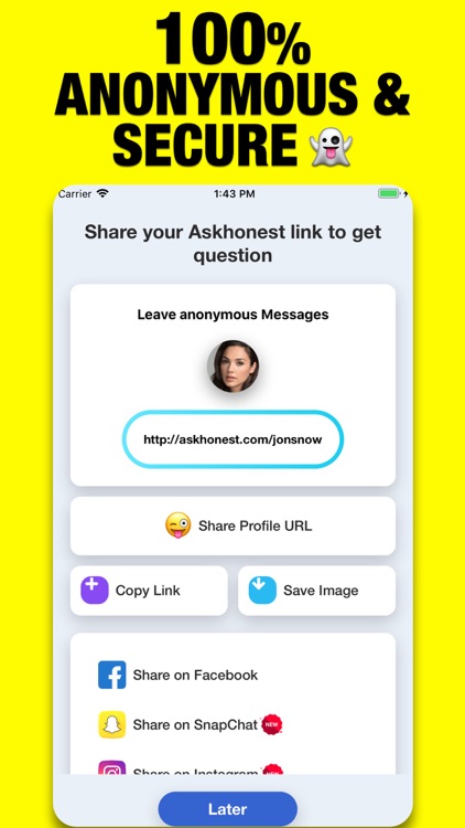 AskHonest - Anonymous Messages screenshot-3