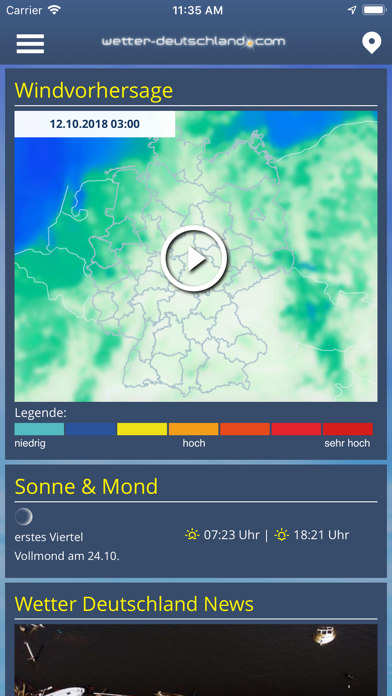 wetter DE PRO screenshot1