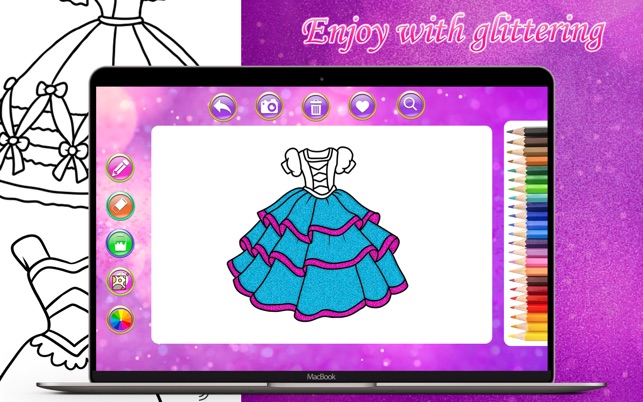 Glitter Dress Coloring(圖3)-速報App
