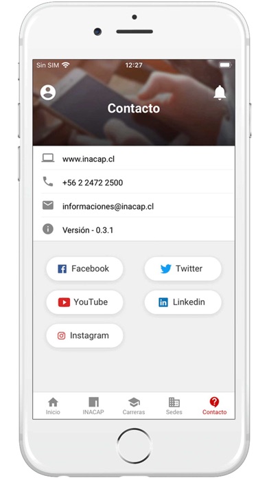 INACAP Móvil App screenshot 3