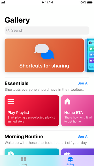 Apple shortcuts app