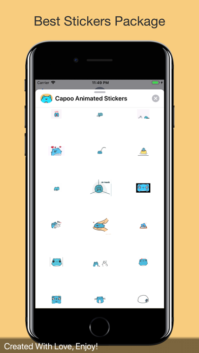 Capoo Animated Stickers screenshot 2